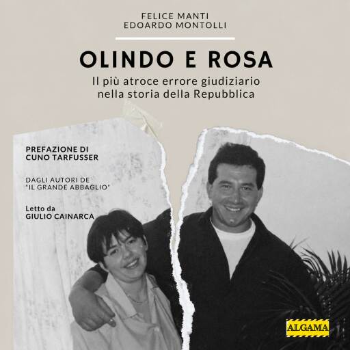 Portada del audiolibro «Olindo e Rosa», de Felice Manti, Edoardo Montolli