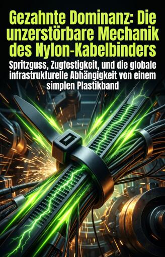 Portada del libro «Gezahnte Dominanz: Die unzerstörbare Mechanik des Nylon-Kabelbinders», de Klaus Wehner