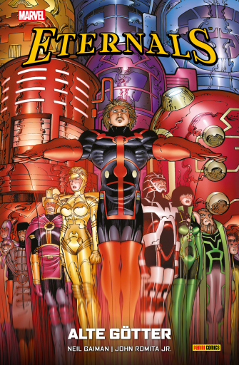Portada del libro «ETERNALS - ALTE GÖTTER», de Neil Gaiman