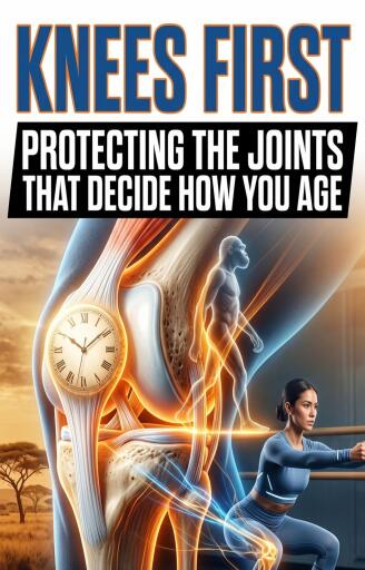 Portada del libro «Knees First», de Dr. Theo Mandel