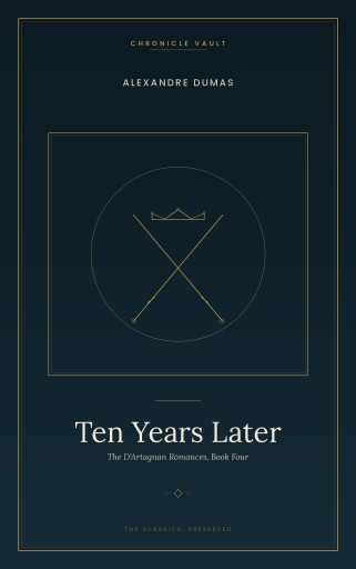 Portada del libro «Ten Years Later», de Alexandre Dumas