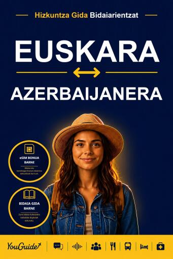 Portada del libro «The Language Guide for Travelers - Basque to Azerbaijani», de YouGuide