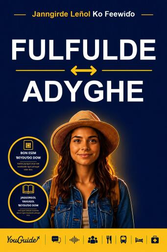 Portada del libro «The Language Guide for Travelers - Fulani to Adyghe», de YouGuide