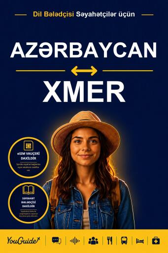 Portada del libro «The Language Guide for Travelers - Azerbaijani to Khmer», de YouGuide