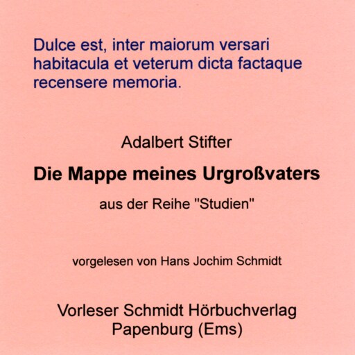 Portada del audiolibro «Die Mappe meines Urgroßvaters», de Adalbert Stifter