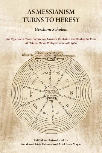Portada del libro «As Messianism Turns to Heresy», de Gershom Scholem