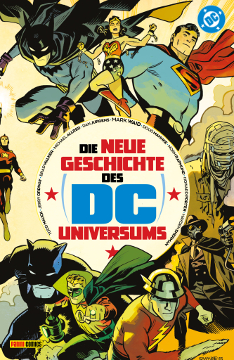 Portada del libro «Die neue Geschichte des DC-Universums (Deluxe Edition)», de Waid Mark