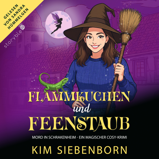 Portada del audiolibro «Flammkuchen und Feenstaub», de Kim Siebenborn