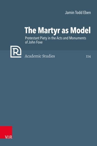 Portada del libro «The Martyr as Model», de Jamin Todd Eben