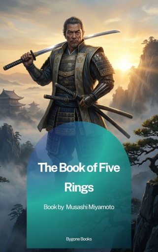 Portada del libro «The Book of Five Rings», de Miyamoto Musashi