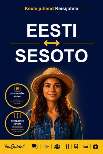 Portada del libro «The Language Guide for Travelers - Estonian to Sesotho», de YouGuide
