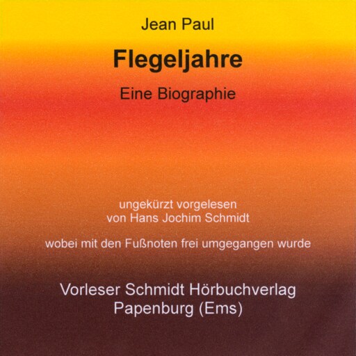 Portada del audiolibro «Flegeljahre», de Jean Paul