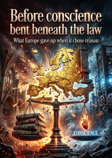 Portada del libro «Before conscience bent beneath the law», de Emilia Carradine