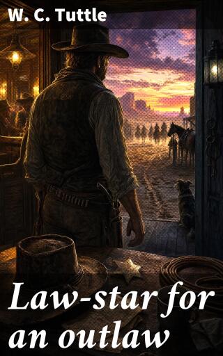 Portada del libro «Law-star for an outlaw», de W. C. Tuttle