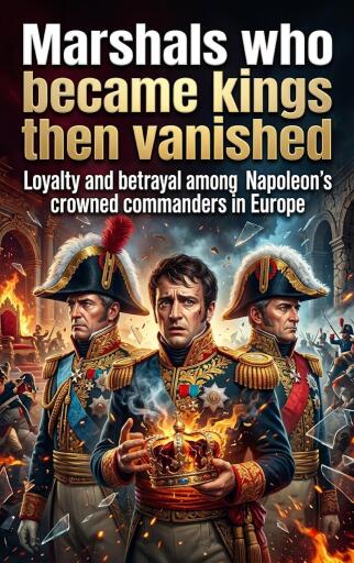 Portada del libro «Marshals who became kings then vanished», de Charlotte Hayes
