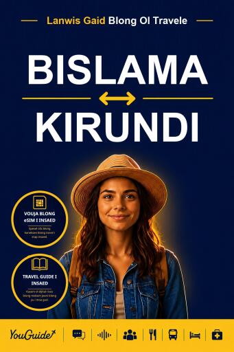 Portada del libro «The Language Guide for Travelers - Bislama to Kirundi», de YouGuide