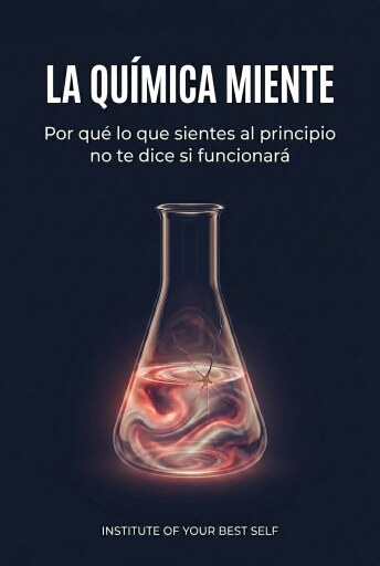 Portada del libro «La química miente», de Equipo Institute of Your Best Self