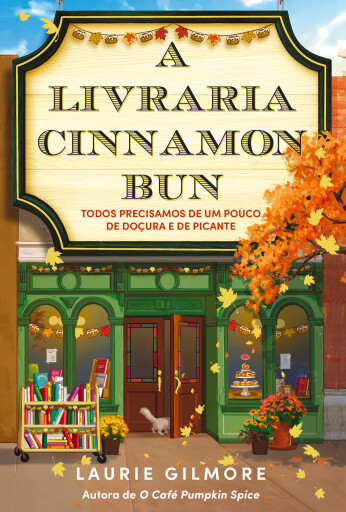 Portada del libro «A Livraria Cinnamon Bun», de Laurie Gilmore
