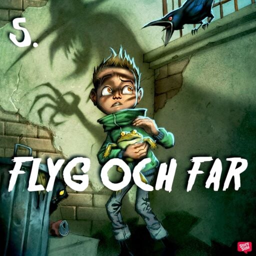 Portada del audiolibro «Flyg och far», de Ewa Christina Johansson