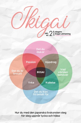 Ikigai: Hur du med den japanska livskonsten steg för steg uppnår lycka och hälsa – inklusive en 21-dagars Ikigai-utmaning