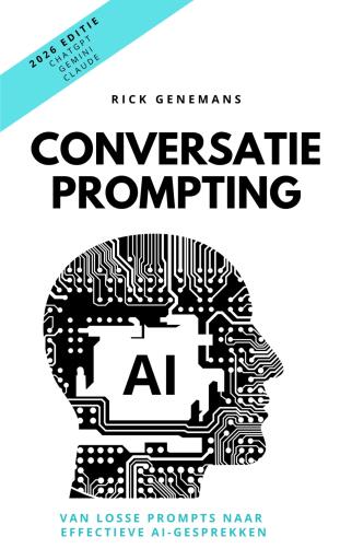 Portada del libro «Conversatie-Prompting», de Rick Genemans