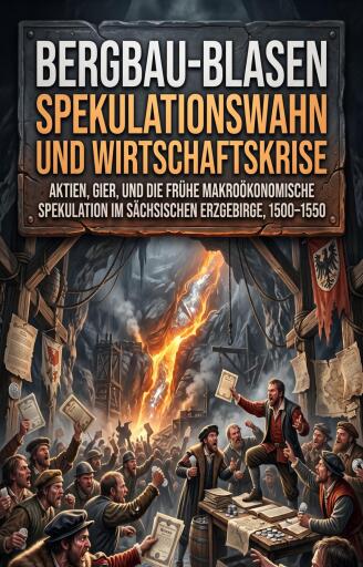 Portada del libro «Bergbau-Blasen: Spekulationswahn und Wirtschaftskrise», de Enver Birnbaum