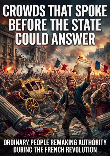 Portada del libro «Crowds that spoke before the state could answer», de Claire Monroe