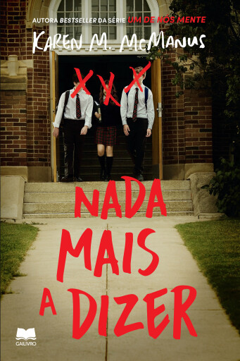 Portada del libro «Nada Mais a Dizer», de Karen M. McManus