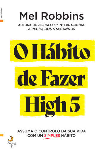 Portada del libro «O Hábito de Fazer High 5», de Mel Robbins