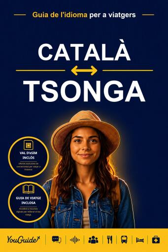 Portada del libro «The Language Guide for Travelers - Catalan to Tsonga», de YouGuide