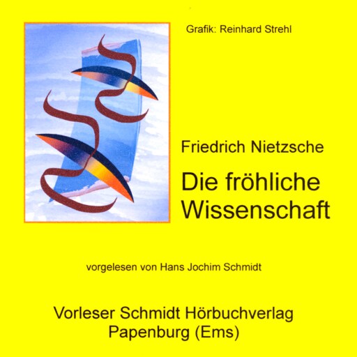 Portada del audiolibro «Die fröhliche Wissenschaft», de Friedrich Nietzsche