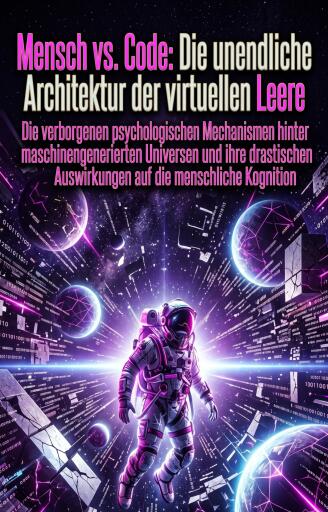 Portada del libro «Mensch vs. Code: Die unendliche Architektur der virtuellen Leere», de Elias Dornberg