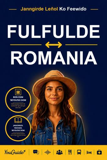 Portada del libro «The Language Guide for Travelers - Fulani to Romanian», de YouGuide