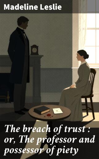 Portada del libro «The breach of trust : or, The professor and possessor of piety», de Madeline Leslie