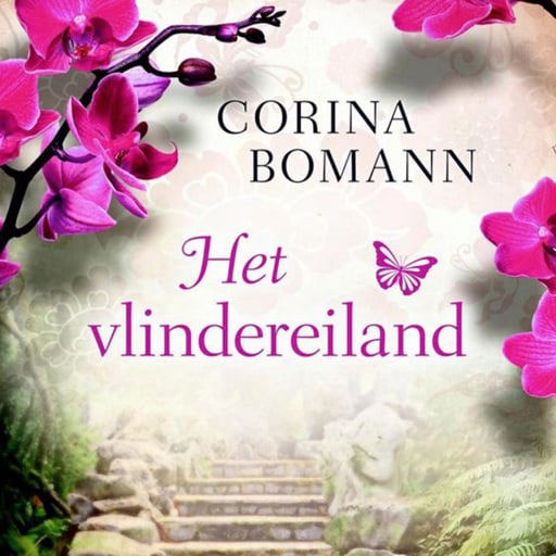 Portada del audiolibro «Het vlindereiland», de Corina Bomann