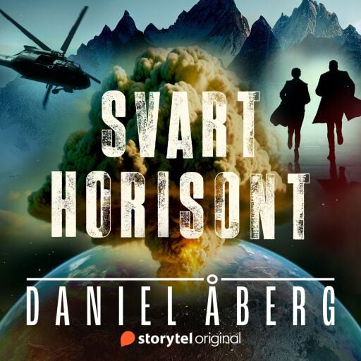 Portada del audiolibro «Svart horisont», de Daniel Åberg
