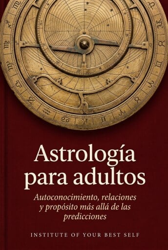Portada del libro «Astrología para adultos», de Equipo Institute of Your Best Self