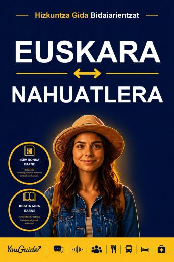 Portada del libro «The Language Guide for Travelers - Basque to Nahuatl», de YouGuide