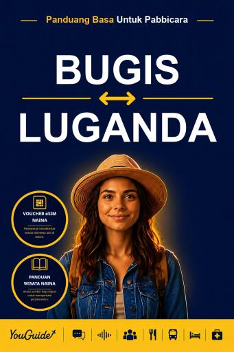 Portada del libro «The Language Guide for Travelers - Buginese to Luganda», de YouGuide