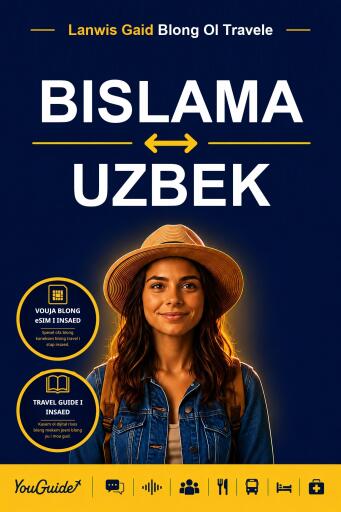 Portada del libro «The Language Guide for Travelers - Bislama to Uzbek», de YouGuide