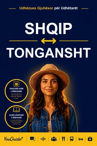 Portada del libro «The Language Guide for Travelers - Albanian to Tongan», de YouGuide