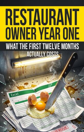 Portada del libro «Restaurant Owner Year One», de Reid Holloway