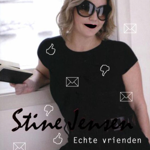 Portada del audiolibro «Echte vrienden», de Stine Jensen