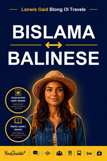 Portada del libro «The Language Guide for Travelers - Bislama to Balinese», de YouGuide