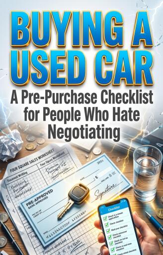 Portada del libro «Buying a Used Car», de Mateo Ferrera