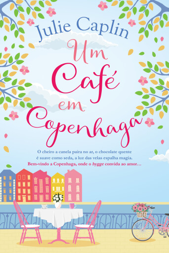 Portada del libro «Um Café em Copenhaga», de Julie Caplin