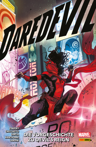 Portada del libro «DAREDEVIL - Die Vorgeschichte zu Devil's Reign», de Chip Zdarsky