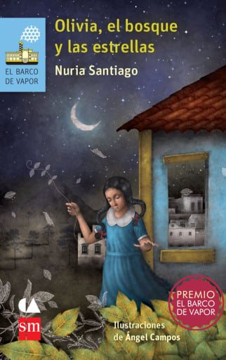 Portada del libro «Olivia, el bosque y las estrellas», de Nuria Santiago