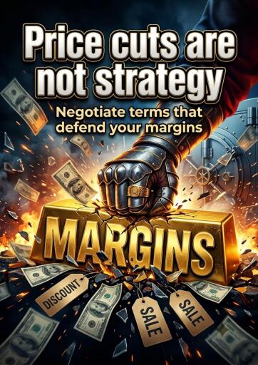 Portada del libro «Price cuts are not strategy», de Mae Collinsworth