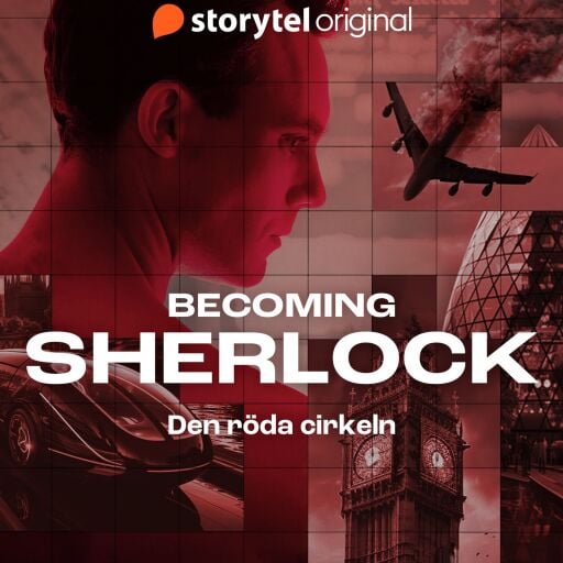 Portada del libro «Becoming Sherlock - Den röda cirkeln», de Anthony Horowitz